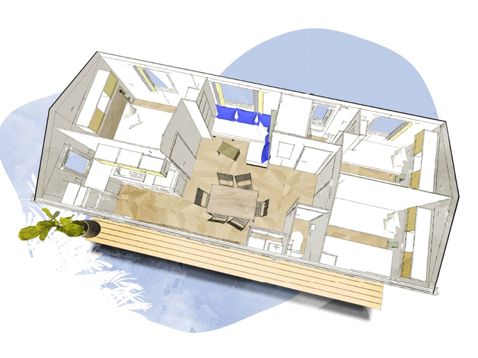 mobilhome RIDEAU  BAHIA 873 / 3CH / 2026 mod&egrave;le 2026