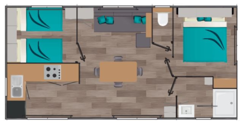 LOUISIANE VACANCES PRIVILEGE GRAND LARGE / 2CH / 2021